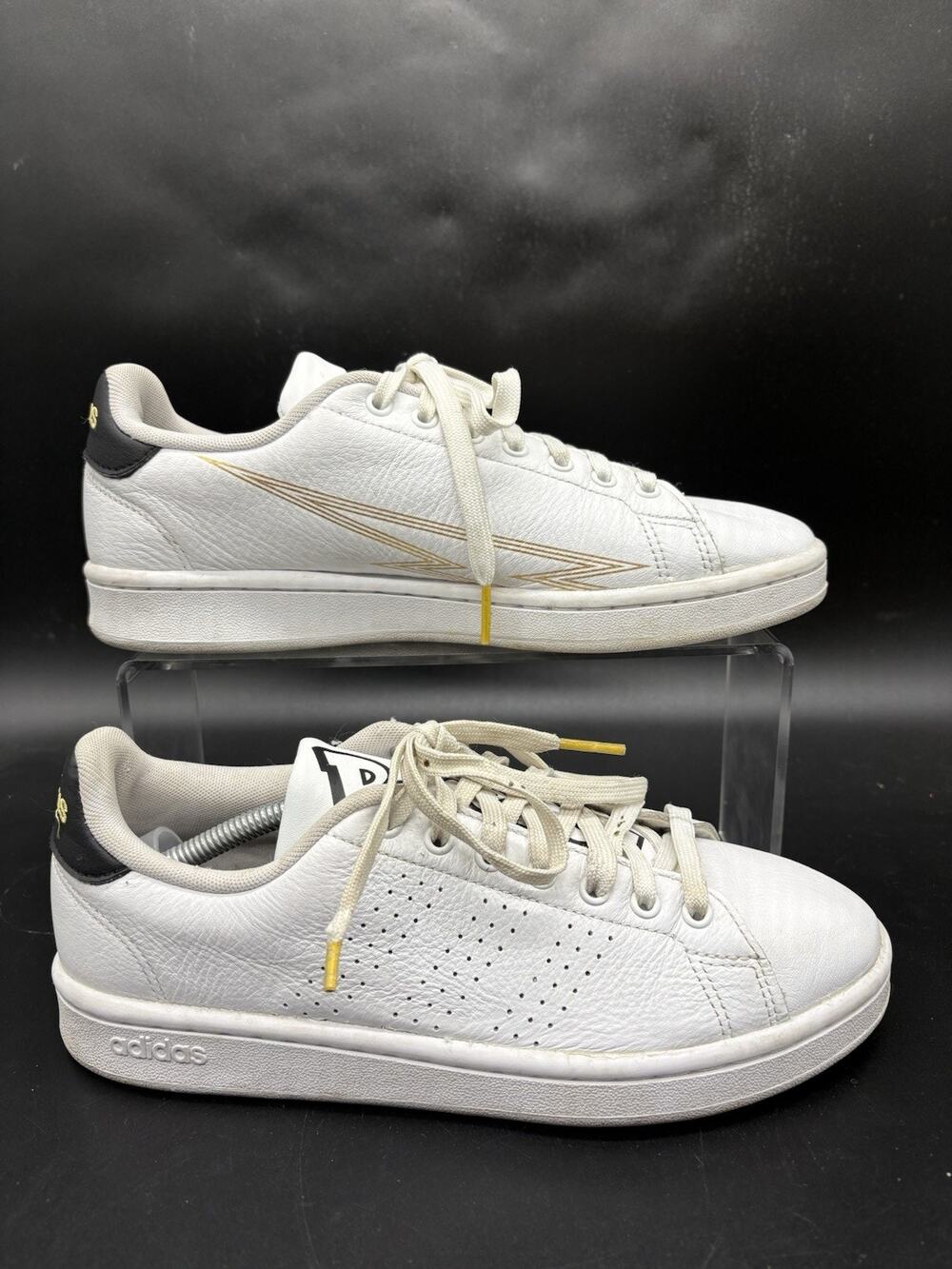Adidas Advantage Pokemon Pikachu White Black Men 6.5 Classic Casual Shoes FW6670